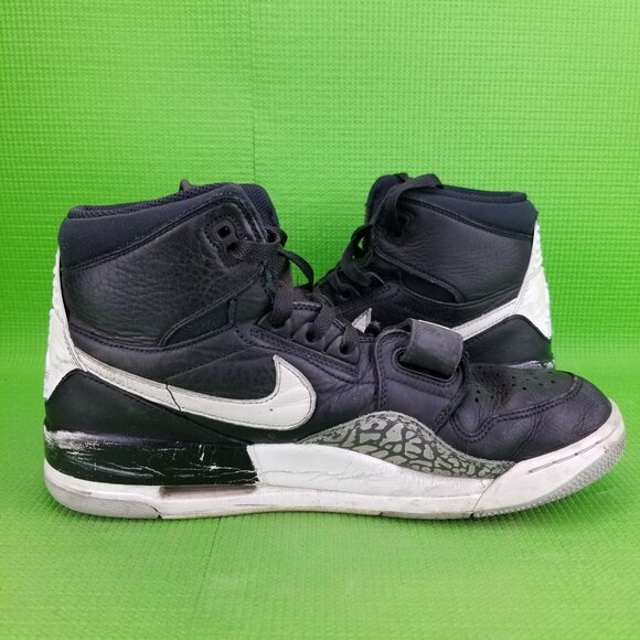 ✅Nike Air Jordan Legacy 312 High Black/White AV3922-001 Mens10 Basketball Shoes - Picture 11 of 13